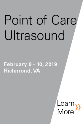 Point of Care Ultrasound - Feb. 2019 Banner